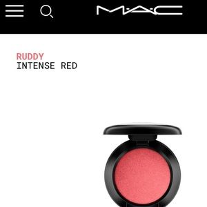 Brand New Ruddy Red Mac Eyeshadow. pink undertone